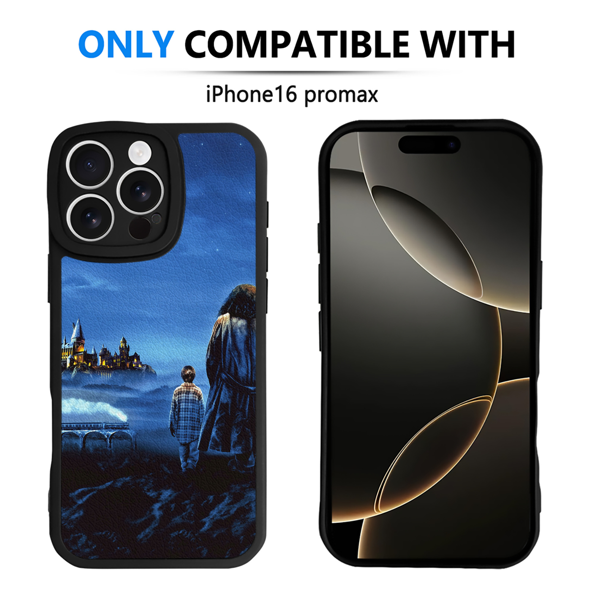 （画像用） Harry Potter ハリー・ポッターシリーズ 【iPhone 16シリーズ対応】シリコンスマホケース（レザー調） 材質：シリコン